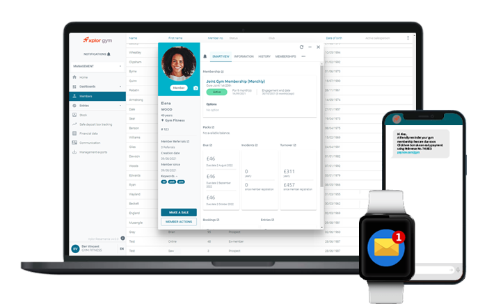 screenshot of Xplor Gym